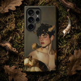 Aamon - Grand Marquis of Hell Art Phone Case Dark Gray Phone Case Detailed Illustration Young Man Hell Art Iphone, Vision Carved, Iphone