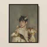 Aamon - Grand Markies van de Hel kunstprint / Canvas, 12x16’’ / 31x41cm / Zwarte lijst, Posters, prints & beeldende kunst, Toby Leon