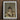 Framed Portrait Young Man Dark Curly Hair Golden Silence, a Lithe Demon, Stands Bathed, Horns Curling Delicately
