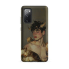 Aamon Grand Marquis of Hell Art Samsung Case, Galaxy S20 Fe / Matte, Dark Gray Smartphone Case Artistic Rendition Young Man