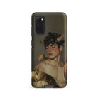 Aamon Grand Marquis of Hell Art Samsung Case, Galaxy S20 / Matte, Black Smartphone Case Fantasy Art Young Man Horns