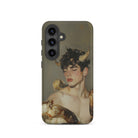 Aamon Grand Marquis of Hell Art Samsung Case, Galaxy S24 / Matte, Smartphone Case Painting Horned Figure