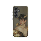 Aamon Grand Marquis of Hell Art Samsung Case, Galaxy S25 / Matte, Smartphone Case Graphic Horned Figure