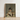 Framed Portrait Young Man Dark Curly Hair Horns Silence, a Lithe Demon, Stands Bathed, Curling Delicately