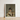 Framed Artwork Young Man Dark Curly Hair Golden Silence, a Lithe Demon, Stands Bathed, Horns Curling Delicately