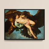 The Abduction of Ganymede - Benigne Gagneraux Art Print / Canvas, 16x12’’ / 41x31cm / Black Frame, Posters Prints & Visual Artwork, Toby