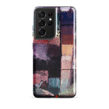About a Motif from Hammamet - Paul-klee Phone Case Samsung Galaxy S21 Ultra / Matte Abstract Art Phone Case Bold Brushstrokes Deep Purples