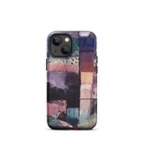 About a Motif from Hammamet - Paul-klee Phone Case Iphone 13 Mini / Matte Vibrant Abstract Phone Case Bold Blocks Purple Pink Paul Klee,