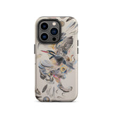 Above & Beyond - Surreal Kingfisher Art Iphone Case, 14 Pro / Matte, Bird-themed Iphone Case