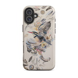 Above & Beyond - Surreal Kingfisher Art Iphone Case, 16 Plus / Matte, Bird-themed Smartphone Case
