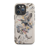Above & Beyond - Surreal Kingfisher Art Iphone Case, 16 Pro Max / Matte, Bird-themed Phone Case