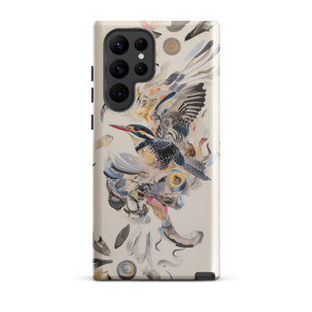 Above & Beyond - Surreal Kingfisher Art Phone Case, Samsung Galaxy S22 Ultra / Gloss, Mobile Cases, Toby Leon