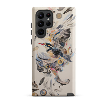 Above & Beyond - Surreal Kingfisher Art Phone Case, Samsung Galaxy S22 Ultra / Matte, Mobile Cases, Toby Leon