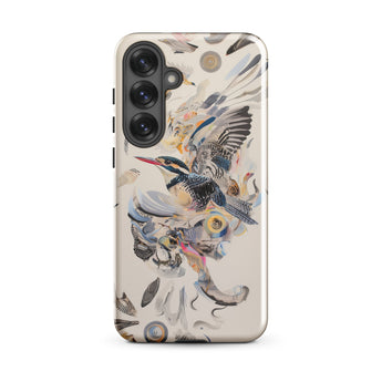 Above & Beyond - Surreal Kingfisher Art Phone Case, Samsung Galaxy S25 Plus / Gloss, Mobile Cases, Toby Leon