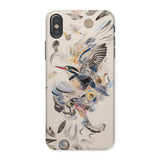 Above & Beyond - Surreal Kingfisher Art Iphone Case, x / Matte, Bird-themed Phone Case