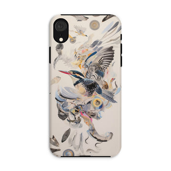Above & Beyond - Surreal Kingfisher Art Iphone Case, Xr / Matte, Bird-themed Phone Case