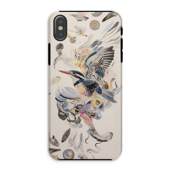 Above & Beyond - Surreal Kingfisher Art Iphone Case, Xs / Matte, Bird-themed Phone Case