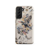 Above & Beyond - Surreal Kingfisher Art Samsung Case, Galaxy S21 / Gloss, Smartphone Case Artistic Bird Design