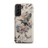 Above & Beyond - Surreal Kingfisher Art Samsung Case, Galaxy S21 Plus / Matte, Smartphone Case Artistic Depiction Kingfisher Flight