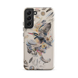 Above & Beyond - Surreal Kingfisher Art Samsung Case, Galaxy S22 Plus / Gloss, Smartphone Nature-themed Protective Case Kingfisher Abstract