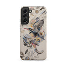 Above & Beyond Surreal Kingfisher Art Samsung Case, Galaxy S22 Plus / Matte, Smartphone Case Adorned Artistic Depiction Birds Feathers