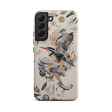 Above & Beyond - Surreal Kingfisher Art Samsung Case, Galaxy S22 Plus / Matte, Smartphone Case Adorned Artistic Depiction Birds Feathers