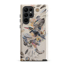 Above & Beyond Surreal Kingfisher Art Samsung Case, Galaxy S22 Ultra / Gloss, Smartphone Nature Themed Art Case Kingfisher Abstract Elements