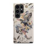 Above & Beyond - Surreal Kingfisher Art Samsung Case, Galaxy S24 Ultra / Matte, Phone Case Artistic Kingfisher Feather Design