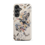 Above & Beyond - Surreal Kingfisher Art Samsung Case, Galaxy S25 Plus / Gloss, Smartphone Nature-themed Protective Case Kingfisher Avian