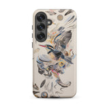 Above & Beyond - Surreal Kingfisher Art Samsung Case, Galaxy S25 Plus / Matte, Smartphone Nature-themed Protective Case