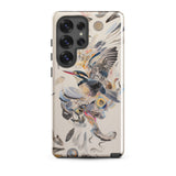 Above & Beyond - Surreal Kingfisher Art Samsung Case, Galaxy S25 Ultra / Gloss, Smartphone Nature-themed Protective Case