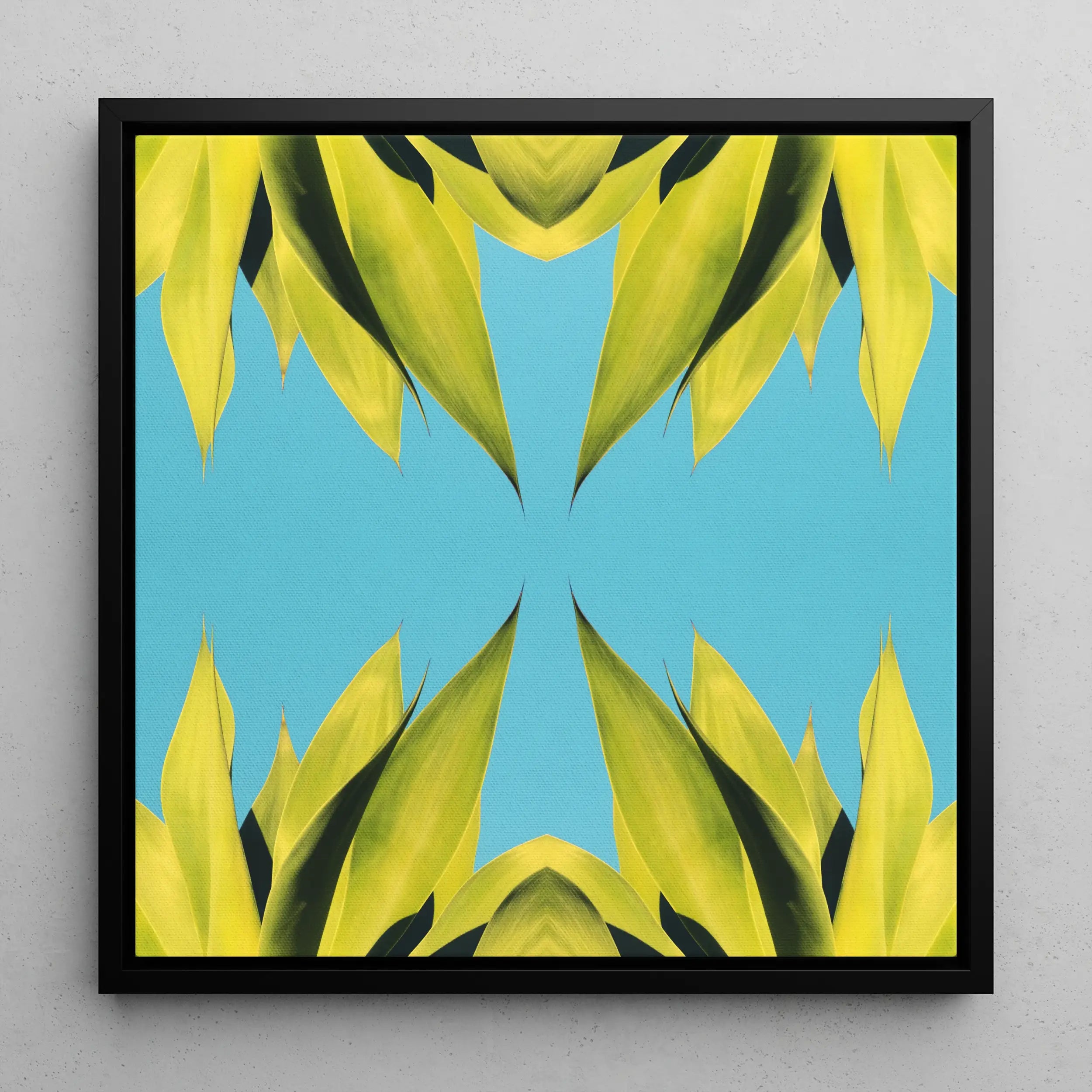 In Bloom - Trippy Succulent Photography Art Framed Canvas Posters Prints & Visual Artwork