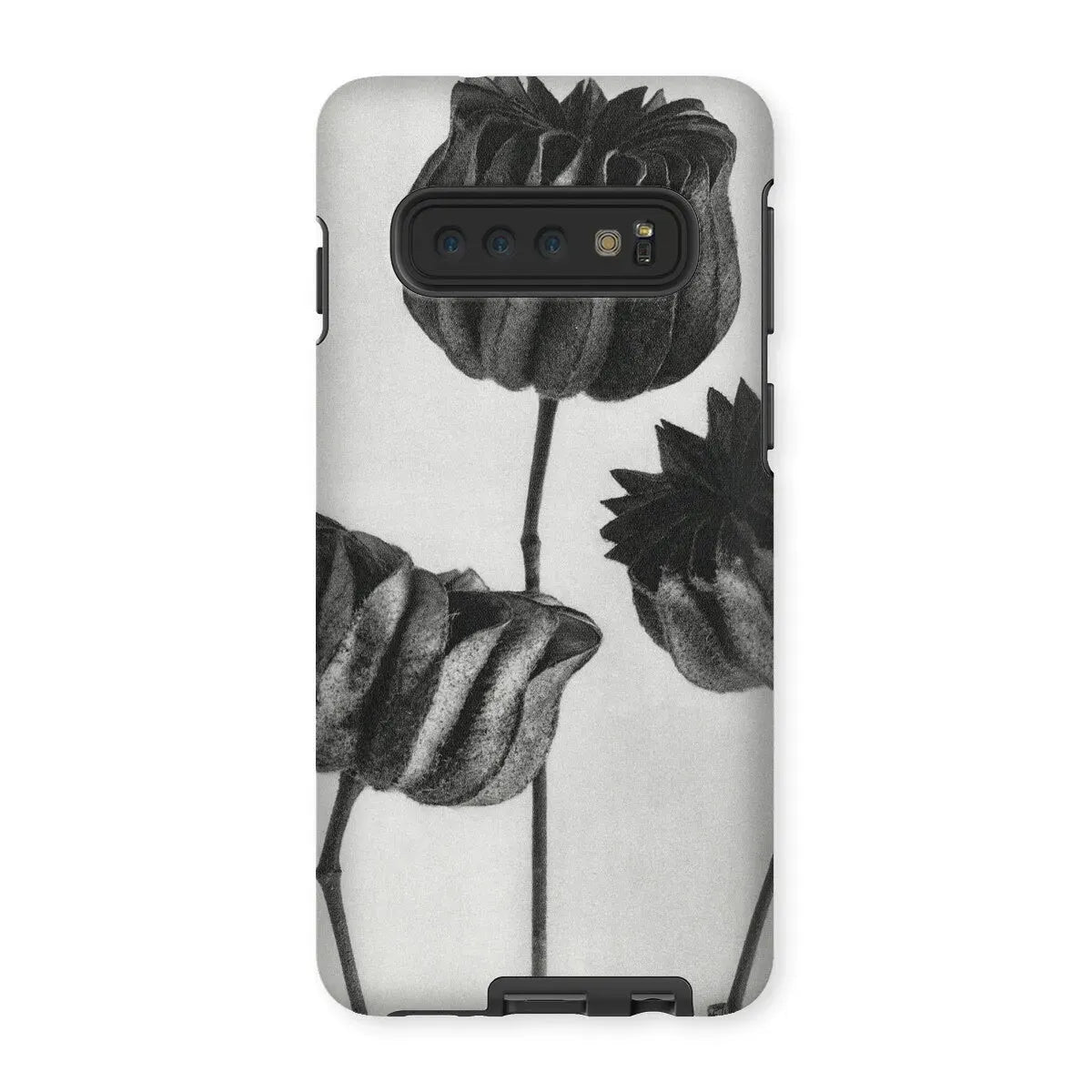 Abutilon (lime Mallow) Pod By Karl Blossfeldt Art Phone Case - Samsung Galaxy S10 / Matte - Mobile Phone Cases