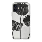 Abutilon (lime Mallow) Pod - Karl Blossfeldt Iphone Case, 12 / Matte, Iphone Case Black White Floral Design Tulips
