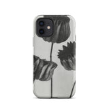 Abutilon (lime Mallow) Pod - Karl Blossfeldt Iphone Case, 12 / Matte, Black White Floral Phone Case