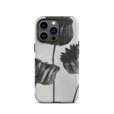 Abutilon (lime Mallow) Pod - Karl Blossfeldt Iphone Case, 13 Pro / Matte, Black White Floral Phone Case