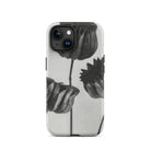Abutilon (lime Mallow) Pod Karl Blossfeldt Iphone Case, 15 / Matte, Black White Floral Patterned Phone Case