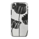 Abutilon (lime Mallow) Pod - Karl Blossfeldt Iphone Case, Phone Case Black White Floral Design Tulip-like Flowers