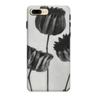 Abutilon (lime Mallow) Pod - Karl Blossfeldt Iphone Case, Phone Case Black White Floral Design Tulip-like Flowers