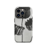 Abutilon (lime Mallow) Pod - Karl Blossfeldt Phone Case Iphone 14 Pro / Matte Black White Floral Iphone Case Karl Blossfeldt, Blossfeldt’s