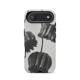 Abutilon (lime Mallow) Pod - Karl Blossfeldt Phone Case Iphone 17 Air / Matte Sleek Black-and-white Phone Case Detailed Botanical