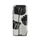 Abutilon (lime Mallow) Pod Karl Blossfeldt Samsung Case, Galaxy S20 / Matte, Smartphone Case Black White Floral Design