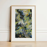 Acacia Branches - Vincent Van Gogh Art Print / Canvas, 12x18’’ / 31x46cm / Natural Frame / Matboard, Posters Prints & Visual Artwork, Toby