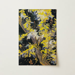 Acacia Branches - Vincent Van Gogh Art Print / Canvas, 12x18’’ / 31x46cm / Unframed / no Border, Posters Prints & Visual Artwork, Toby Leon