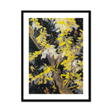 Acacia Branches - Vincent Van Gogh Art Print, Framed Painting Tree Yellow Leaves