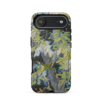 Acacia Branches - Vincent Van Gogh Phone Case Iphone 17 Air / Matte Green Blue Floral Phone Case Textured Surface Made Gogh’s Immersive,