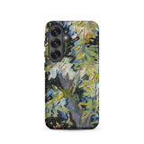 Acacia Branches - Vincent Van Gogh Phone Case Samsung Galaxy S25 / Matte Phone Case Vibrant Impressionistic Painting Foliage Greens Blues