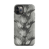 Acanthus Mollis (bear’s Breeches) - Karl Blossfeldt Iphone Case, 11 Pro Max / Matte, Black White Thistle-patterned Phone Case
