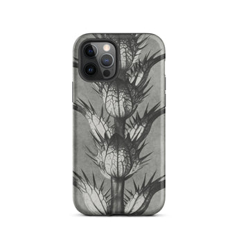 Acanthus Mollis (bear’s Breeches) - Karl Blossfeldt Iphone Case, 12 Pro / Matte, Gray Phone Case Thistle Design