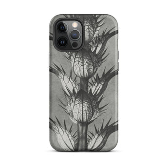 Acanthus Mollis (bear’s Breeches) - Karl Blossfeldt Iphone Case, 12 Pro Max / Matte, Gray Phone Case Thistle Design